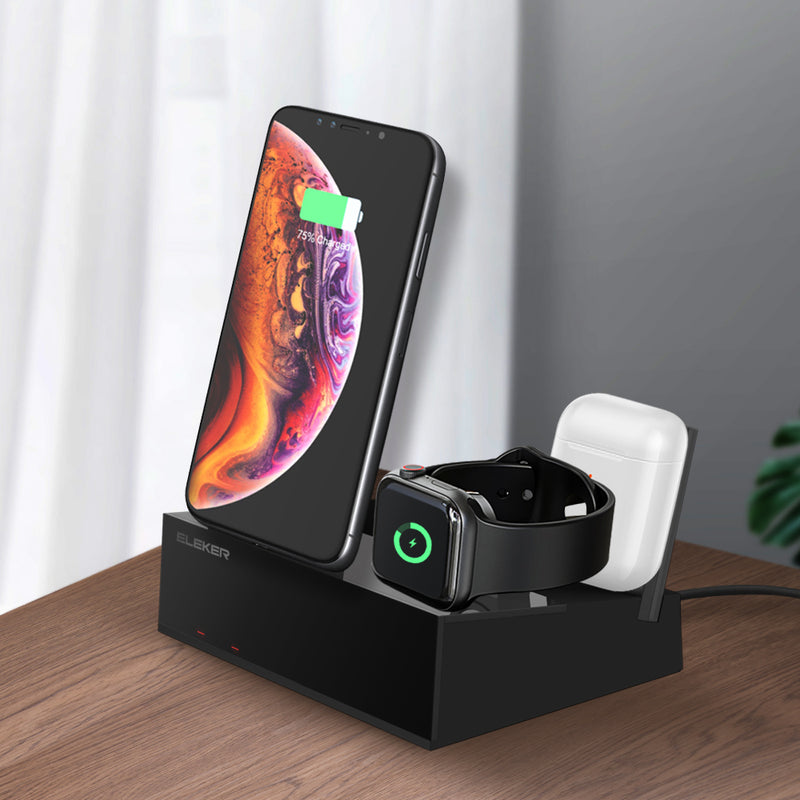 3-in-1 Wireless Charging Station/ Stand