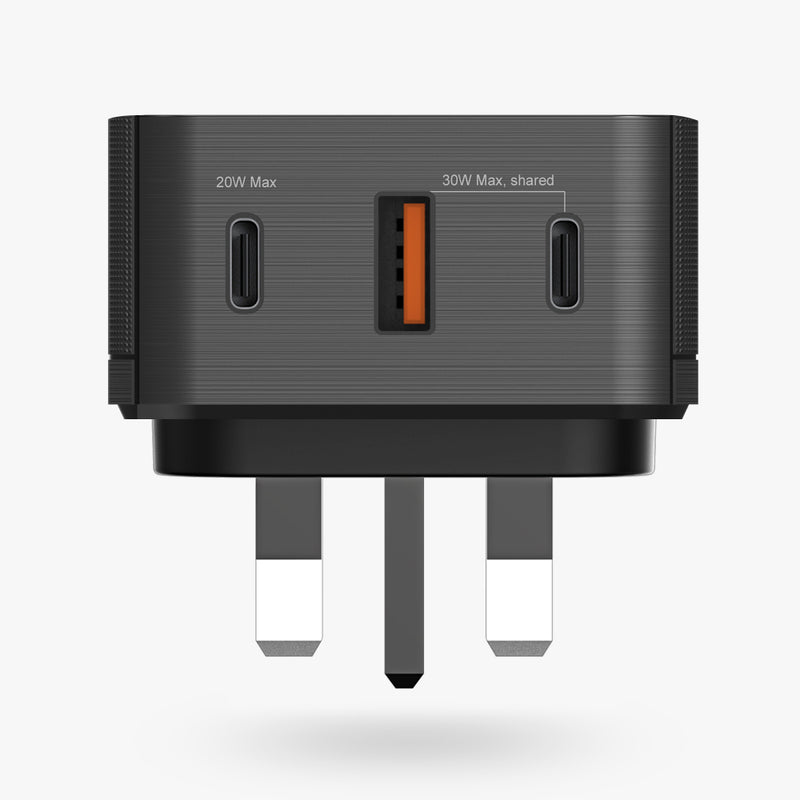 50W UK Standard Fast-charging Charger with Type C+A+C Ports