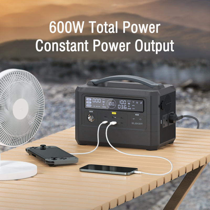 921Wh 600W Portable Battery Power Station Solar Generator UK Socket(220V/ 100000mAh) 太限能儲電 外置電源