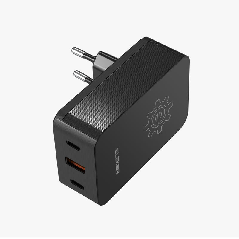 50W EU Standard Fast-charging Charger with Type C+A+C Ports