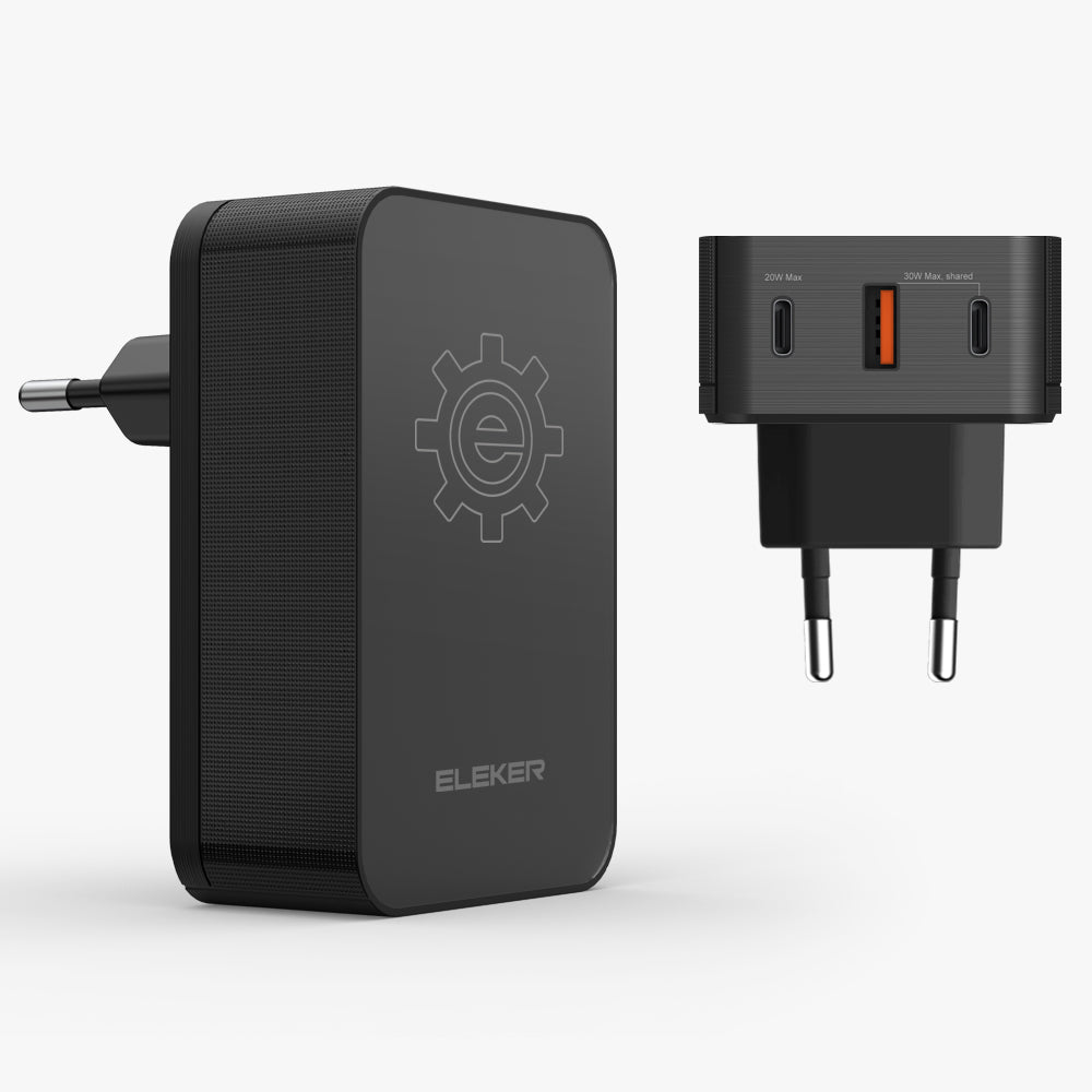 50W EU Standard Fast-charging Charger with Type A C Ports