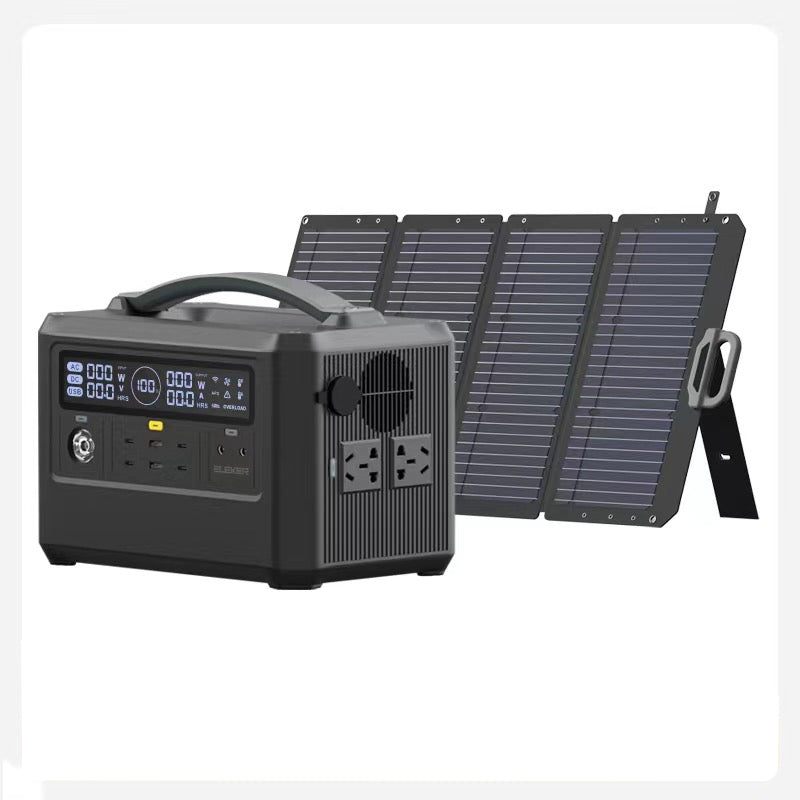 576Wh 600W LiFePo4 Portable Battery Power Station Solar Generator UK Socket (220V)