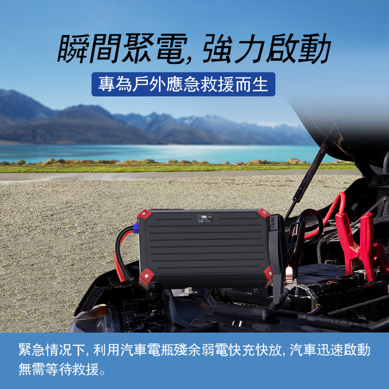 Portable Vehicle Jump Starter (non-battery) with Super Capacitor