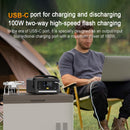 192Wh/ 200W Portable Power Station Solar Generator UK Socket (220V)