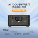 256Wh 300W LifePo4 Portable Power Station Solar Generator UK Socket(220V)