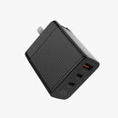 65W Output Travel Charger British Standard Fast-charging with Type C A Ports