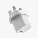 33W Output British Standard Fast-charging Charger with Type C Ports