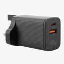 65W Output British Standard Fast-charging Charger with Type C A Ports