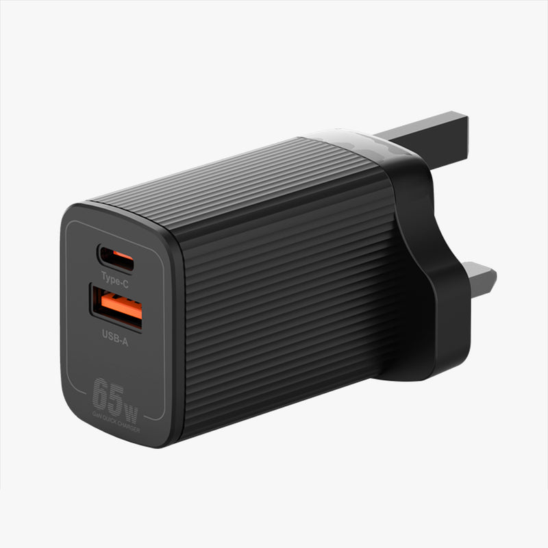 65W Output British Standard Fast-charging Charger with Type C A Ports