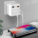 45W 6-Port Travel Charger with Type C, A Port