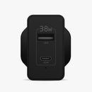 38W 2 Port Fast-charging Charger Type C+A, British Standard Plug
