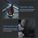 100W 5 USB Port at Front and Rear Car Charger with PD&QC Fast Charge