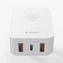 38W UK Standard Fast-charging Charger with Type A+C+A Ports