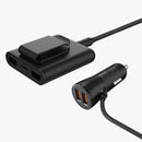 54W 5 USB Port at Front and Rear Car with PD&QC Fast Charge