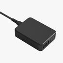 65W Power Charger with 5 Ports and PD, Qc Fast Charging