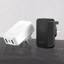 38W UK Standard Fast-charging Charger with Type A+C+A Ports