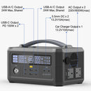 360Wh 600W Portable Power Station UK Socket(220V/ 100000mAh) Eleker Hong Kong