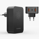 38W EU Standard Fast-charging Charger with Type A+C+A Ports