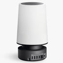 Night light, Bedside Lamp with a Bluetooth Speaker and 4 Charging Ports