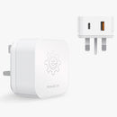 QC/PD 18W Output British Standard Charger Type A, C Ports