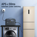 576Wh 600W LiFePo4 Portable Battery Portable Power Station UK Socket 後備電源 太陽能電池 (220V) Eleker