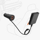 54W 5 USB Port at Front and Rear Car with PD&QC Fast Charge